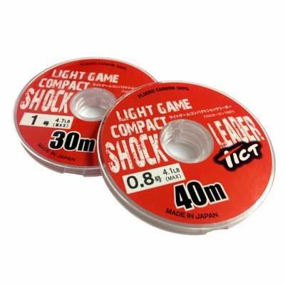 Флюорокарбон Tict Light Game Compact Shock Leader: 30м, 40м